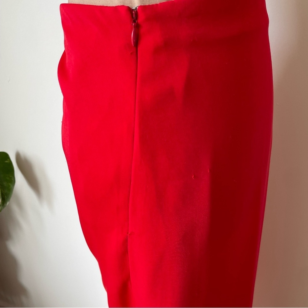 SUPERDOWN Revolve Red Arielle Slit Surplice High Low Maxi Skirt Size XS - Picture 12 of 12